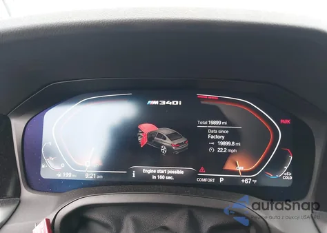 2022 BMW 3 Series M340I xDrive из США, поврежденный, VIN 3MW5U9J03N8C36309